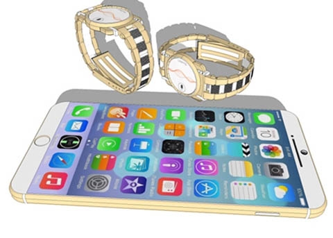 漫画风设计师心中的iPhone6和iWatch