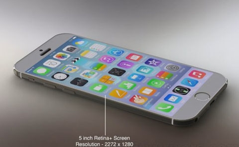 运行iOS8的iPhone6概念机