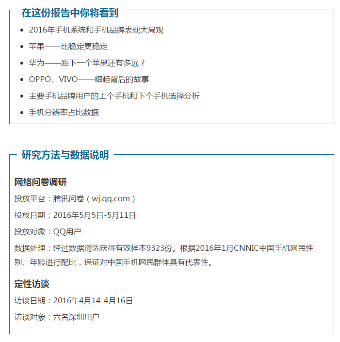 「一文读懂」2016手机市场现状深度报告！0