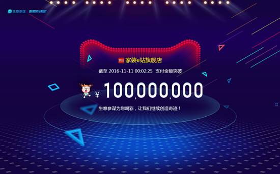 顶尖观察:2016双11实时数据