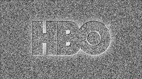 雪花配景的 Logo 是 HBO 频道的经典画面