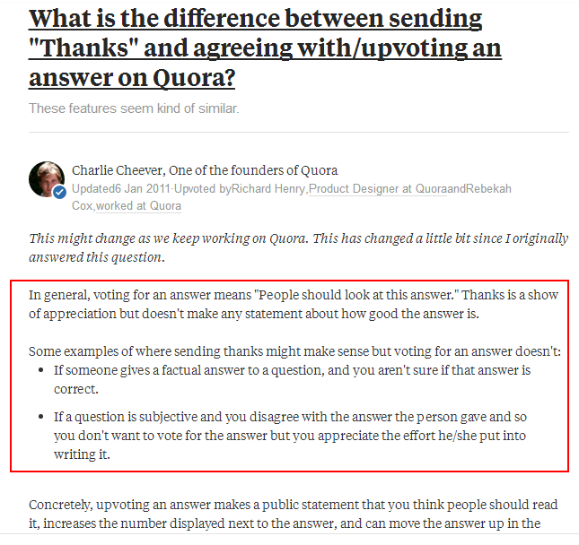 知乎的“赞同”与“感谢”,这两个功能有什么区别?