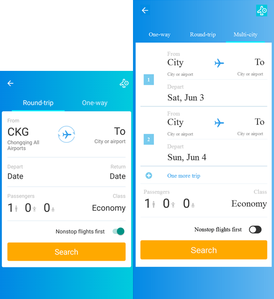 在Ctrip(携程国际版)机票频道设计一个缺失功能,我是这么分析的