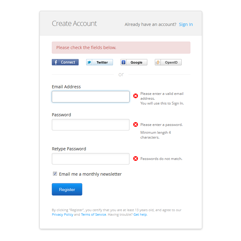 如何设计合理友好的错误提示?