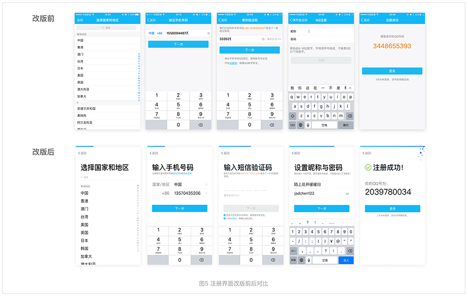 注册Redesign实例:手机QQ注册模块交互设计思考