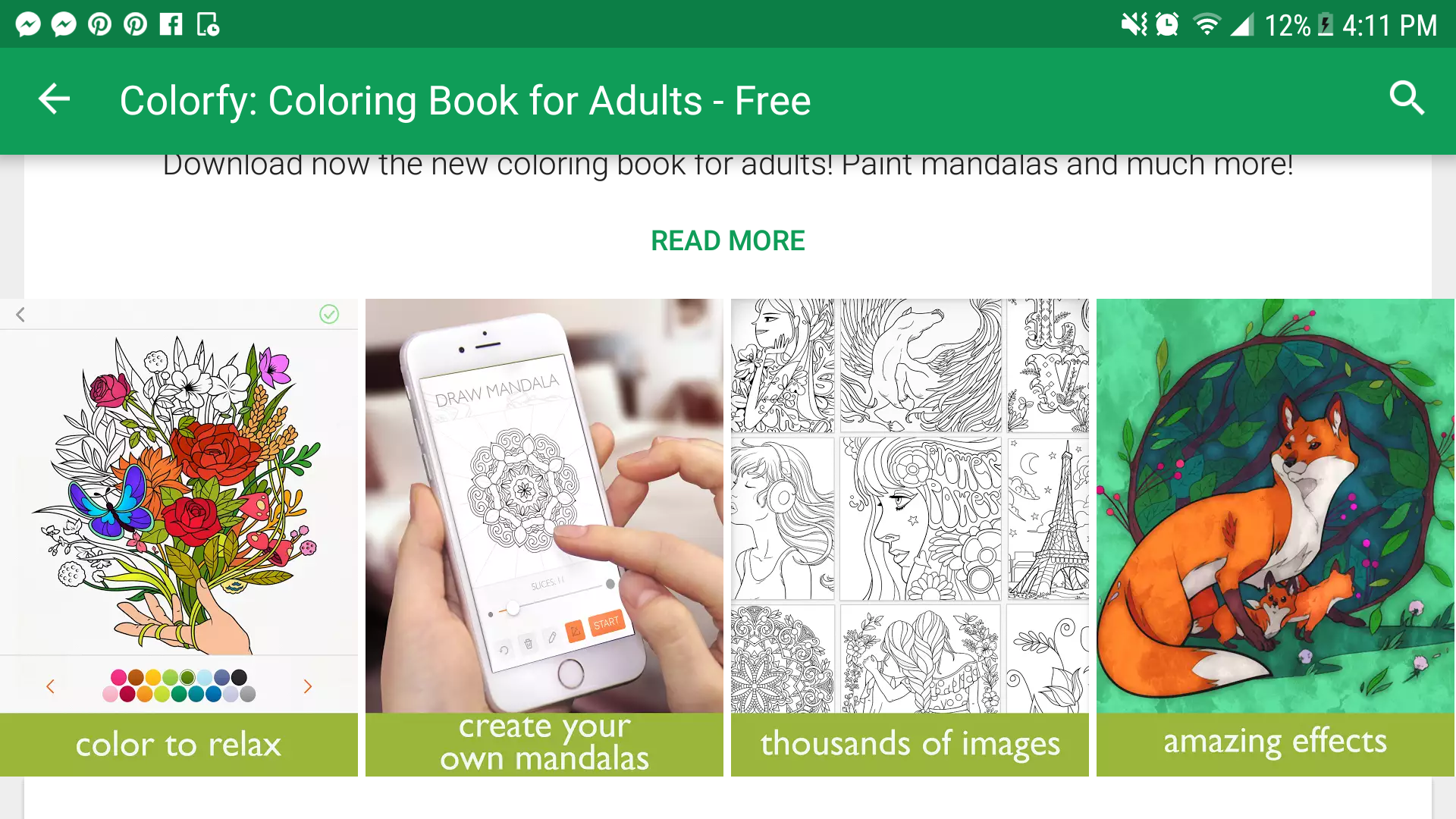 谷歌应用商店优秀ASO屏幕截图示例